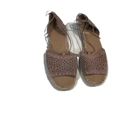 Blowfish Pink Espadrille Sandals with Cutout Design women’s 8.5 - Picture 2 of 4